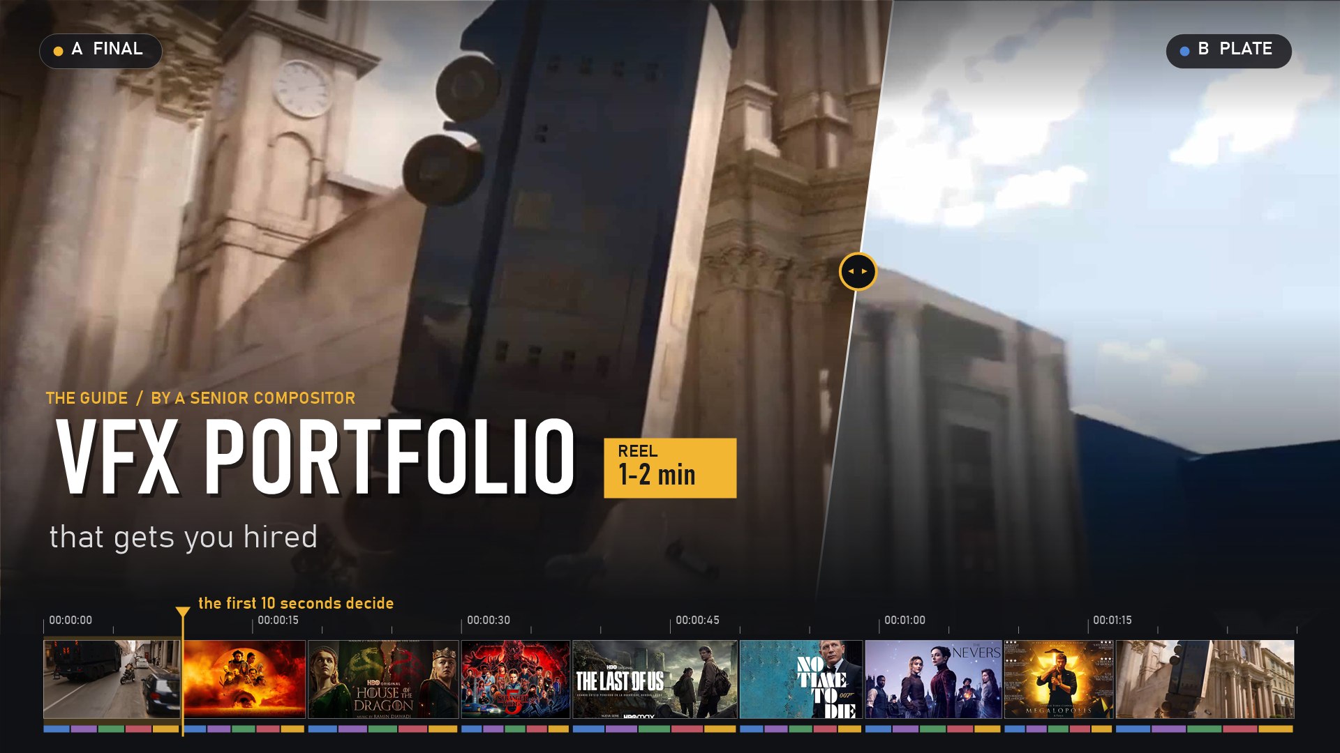 How to build a VFX portfolio: compositing reel and website