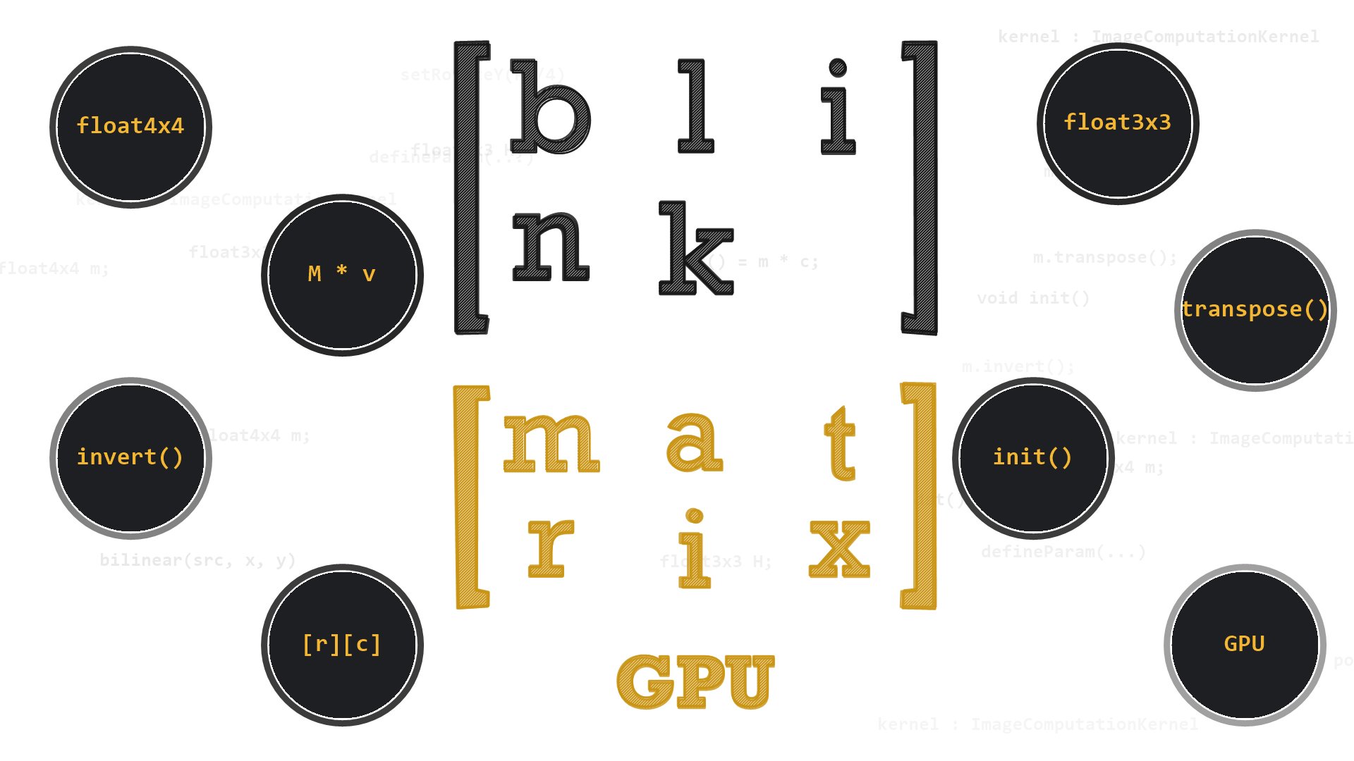 BlinkScript Matrices