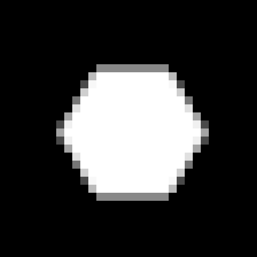 Hexagon kernel, the bokeh of a six-blade aperture