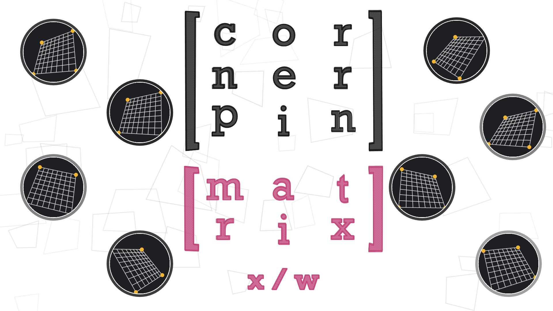 CornerPin and Homography