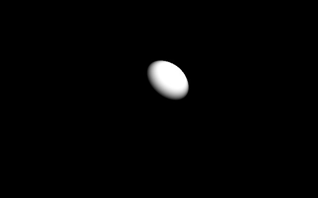 A soft sphere matte from the position pass