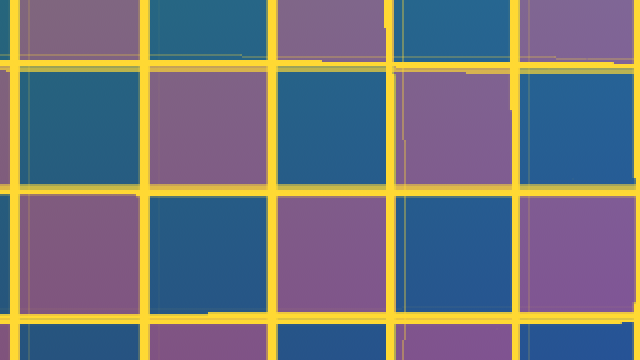 Grid warped with an 8-bit STMap: broken stepped lines